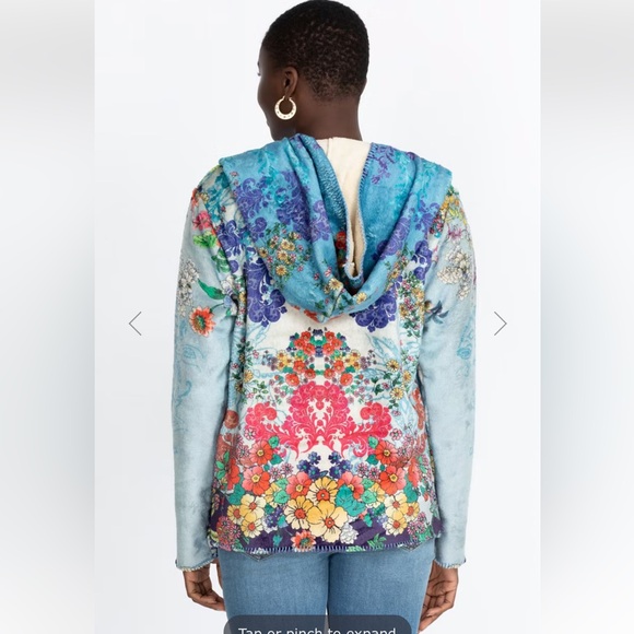 Johnny Was Biya Shellinay Sherpa Jacket with Tote Gift Bag - Picture 6 of 16